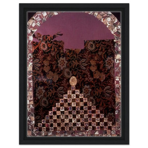 Miriam Schapiro  Shrine for the Egg  PD Pattern and Decoration Framed Canvas