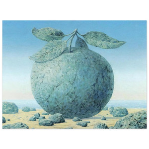 Rene Magritte  THE GREAT TABLE 1963 Aluminum Print