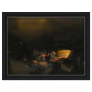 Chu teh Chun  4 AVRIL 1979 Framed Canvas