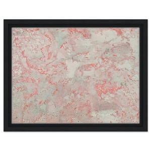 Nancy Graves Anaglyphic View Moon Rocks 1973 Framed Canvas