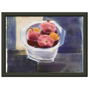 Morris Graves Still Life Pomegranates 1964 Premium Metal Framed Art Print Poster