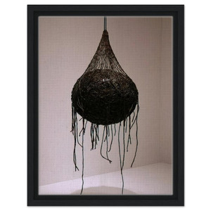Eva Hesse  VERTIGINOUS DETOUR Framed Canvas