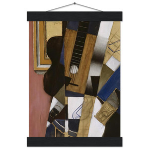 Juan Gris  GUITAR AND PIPE 1913 Museum-Quality Matte Paper Poster with Hanger