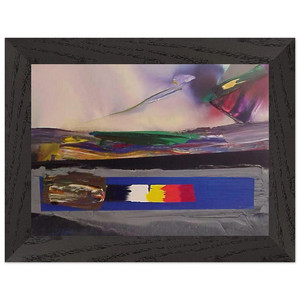 Paul Jenkins  Phenomena Prism Yield Premium Wooden Framed Art Print / Poster