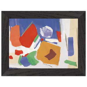 Esteban Vicente  UNTITLED 1988 N2 Premium Wooden Framed Art Print / Poster