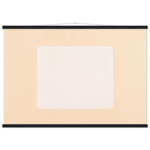 Robert Ryman Untitled From Six Aquatints 1975 Poster with Hanger