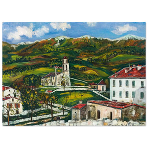 Maurice Utrillo  Untitled N27 Fine Art Poster / Art Print