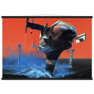 Chris Foss  Chris Foss N12 Museum-Quality Matte Paper Poster with Hanger