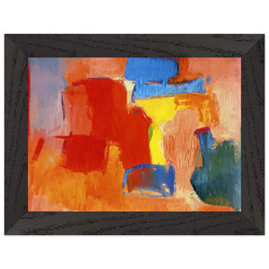 Esteban Vicente  UNTITLED 1959 N2 Premium Wooden Framed Art Print / Poster