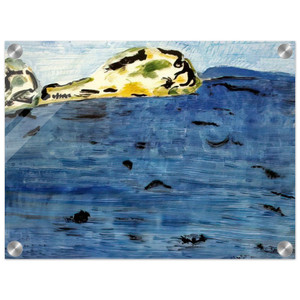 Milton Avery  Blue Bay and Dunes  1961 Acrylic Print