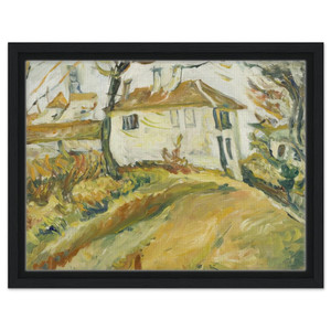 Chaim Soutine  WHITE HOUSE ON A HILL Framed Canvas