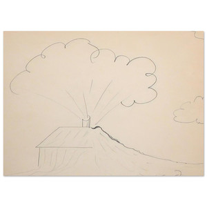 Dieter Roth  Chateau Vesuv  1967 Fine Art Poster / Art Print