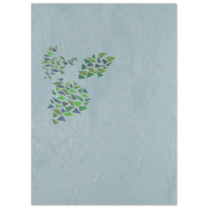 Robert Goodnough Colors on Blue Fine Art Poster / Art Print