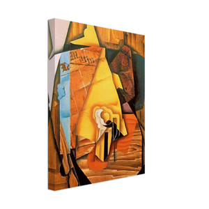 Juan Gris  A MAN IN A CAFE 1914 Canvas