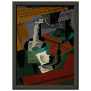 Juan Gris  THE COFFEE MILL 1916 Premium Metal Framed Art Print / Poster