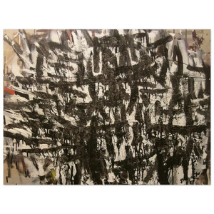 Robert Goodnough  Listen  2005 Wood Print