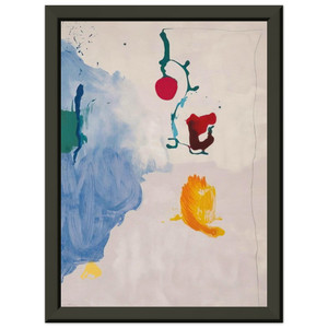 Helen Frankenthaler  Eve  1995 Premium Metal Framed Art Print / Poster