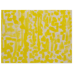 Ad Reinhardt  Yellow Painting  1949 Wood Print