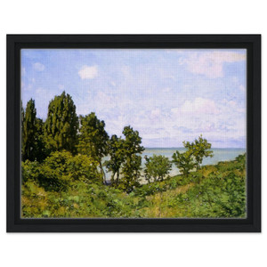 claude monet  By the Sea N2 Framed Canvas