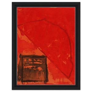John Hoyland  Trace  1979 Framed Canvas