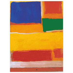 Esteban Vicente  UNTITLED 1986 N2 Aluminum Print