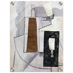 Juan Gris  BOTTLE AND GLASS 1 Acrylic Print