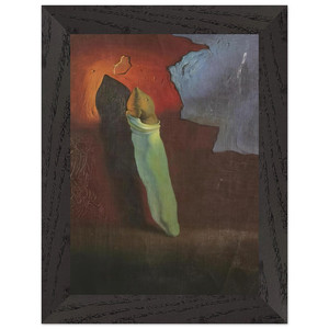 Salvador Dali  ANTHROPOMORPHIC BREAD 1 Premium Wooden Framed Art Print / Poster