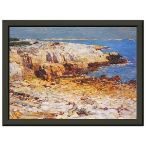 Childe Hassam Northeast Headlands New England Coast Metal Framed Art Print