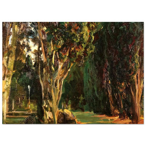 John Singer Sargent  Falconieri Gardens Frascati Fine Art Poster / Art Print