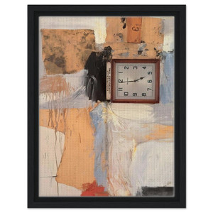Robert Rauschenberg  THIRD TIME PAINTING 1961 Framed Canvas