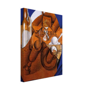 Juan Gris  GLASS CUP AND BOTTLE Canvas