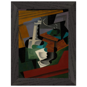 Juan Gris  THE COFFEE MILL 1916 Premium Wooden Framed Art Print / Poster