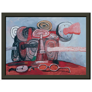 Philip Guston  AS IT GOES Premium Metal Framed Art Print / Poster