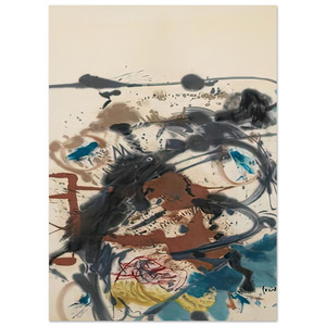 Helen Frankenthaler  Winter Hunt 1958 Fine Art Poster / Art Print