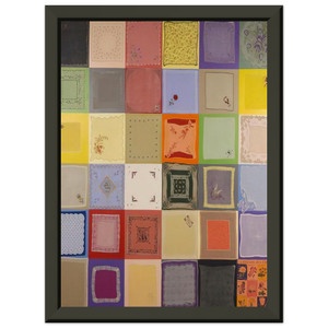 Miriam Schapiro  Connection  1978 Premium Metal Framed Art Print / Poster