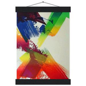 Paul Jenkins Untitled Museum-Quality Matte Paper Poster with Hanger