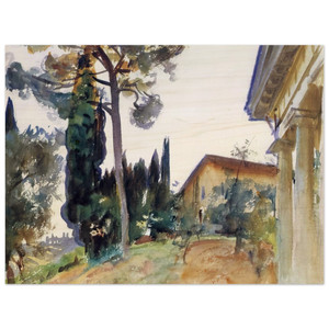 John Singer Sargent  Corfu Wood Print