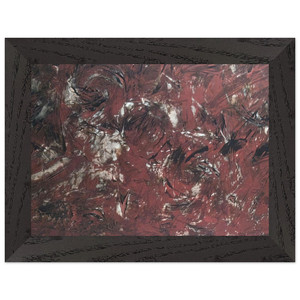 Milton Resnick  UNTITLED 1982 N5 Premium Wooden Framed Art Print / Poster