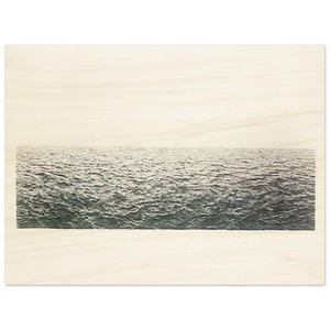 Vija Celmins  UNTITLED OCEAN 1972 Wood Print