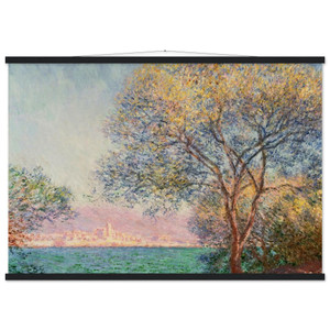 Monet Antibes Morning Museum-Quality Matte Paper Poster with Hanger