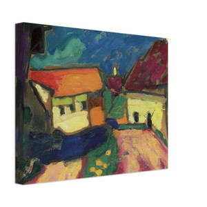 Alexej von Jawlensky  LANDSCHAFTSTUDIE DORFSTRASSE 1908 Canvas