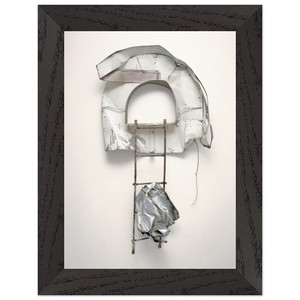 Robert Rauschenberg BALCONE GLUT NEAPOLITAN 1987 Wooden Framed Print