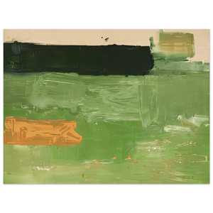 Helen Frankenthaler  Mediterranean 1981 Wood Print