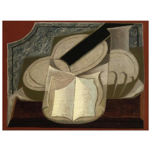 Juan Gris  BOOK AND GUITAR 1925 Wood Print