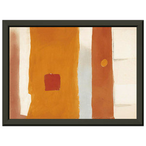 Esteban Vicente  UNTITLED 1982 N3 Premium Metal Framed Art Print / Poster