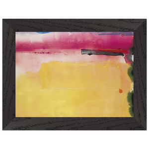Helen Frankenthaler BlackEyed Susan 1988 Premium Wood Framed Art Print Poster