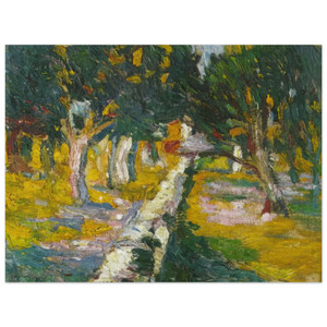 Salvador Dali  ORCHARD AT LLANE CADAQUES 1920 Aluminum Print