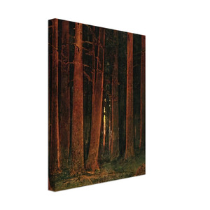 Arkhyp Kuindzhi  Sunset in the forest Canvas