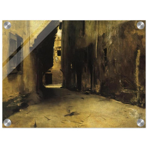 John Singer Sargent  A Street in Venice Acrylic Print