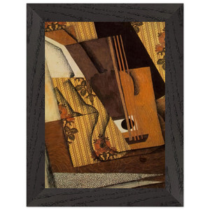 Juan Gris  THE GUITAR 1914 Premium Wooden Framed Art Print / Poster